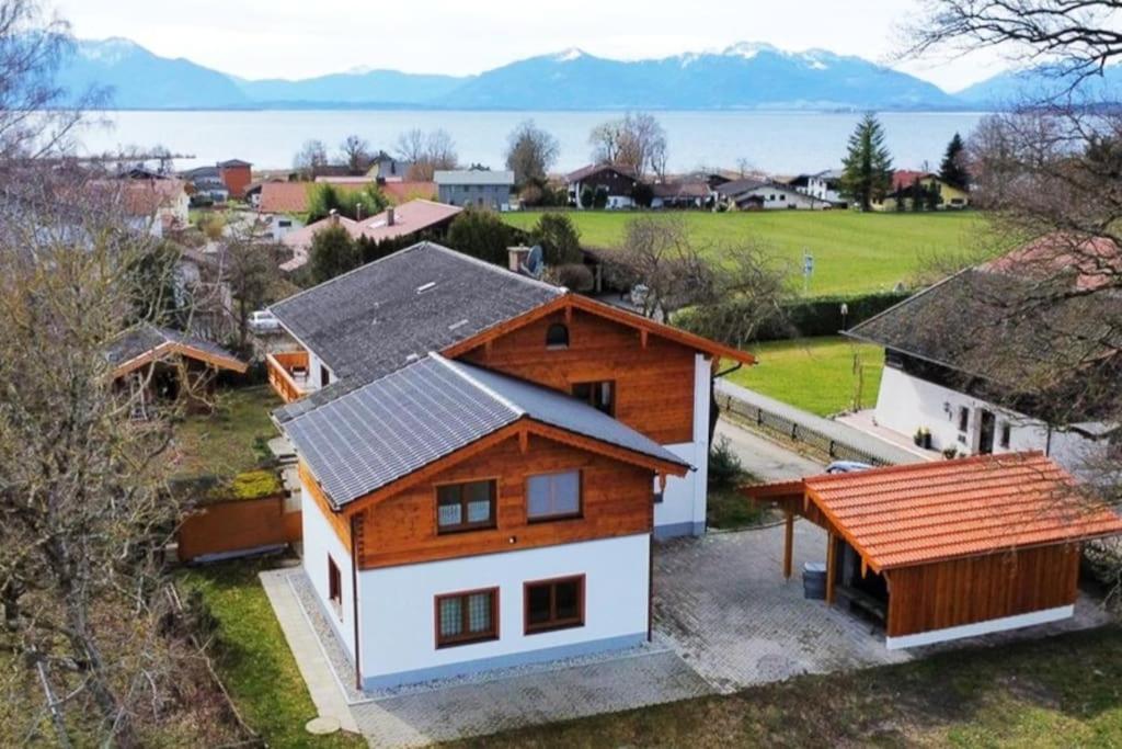 Chalet Am See - Seeblick Bergblick Modern Charmant Neu Seeon-Seebruck Zewnętrze zdjęcie