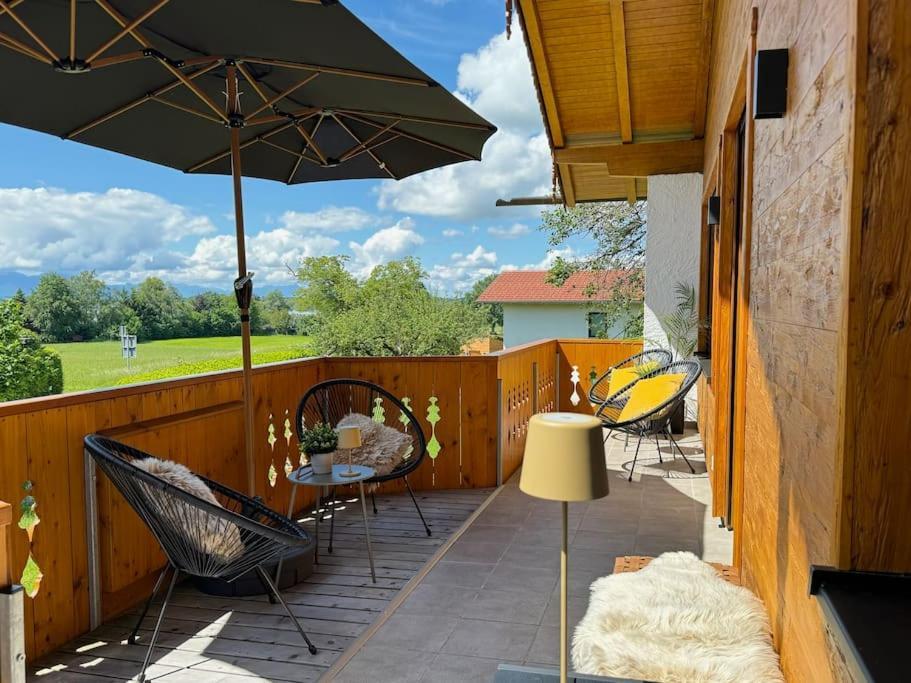 Chalet Am See - Seeblick Bergblick Modern Charmant Neu Seeon-Seebruck Zewnętrze zdjęcie