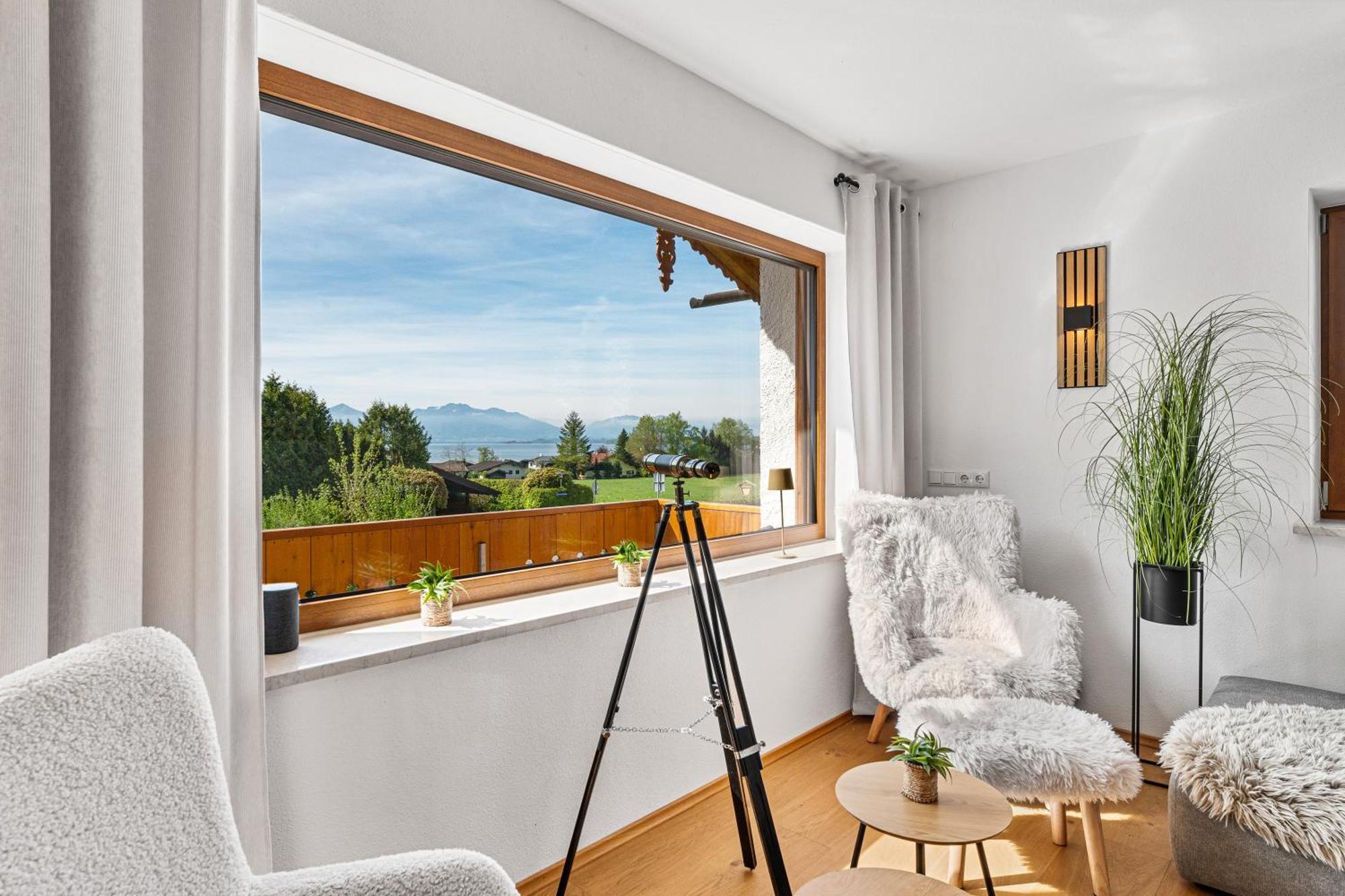 Chalet Am See - Seeblick Bergblick Modern Charmant Neu Seeon-Seebruck Zewnętrze zdjęcie