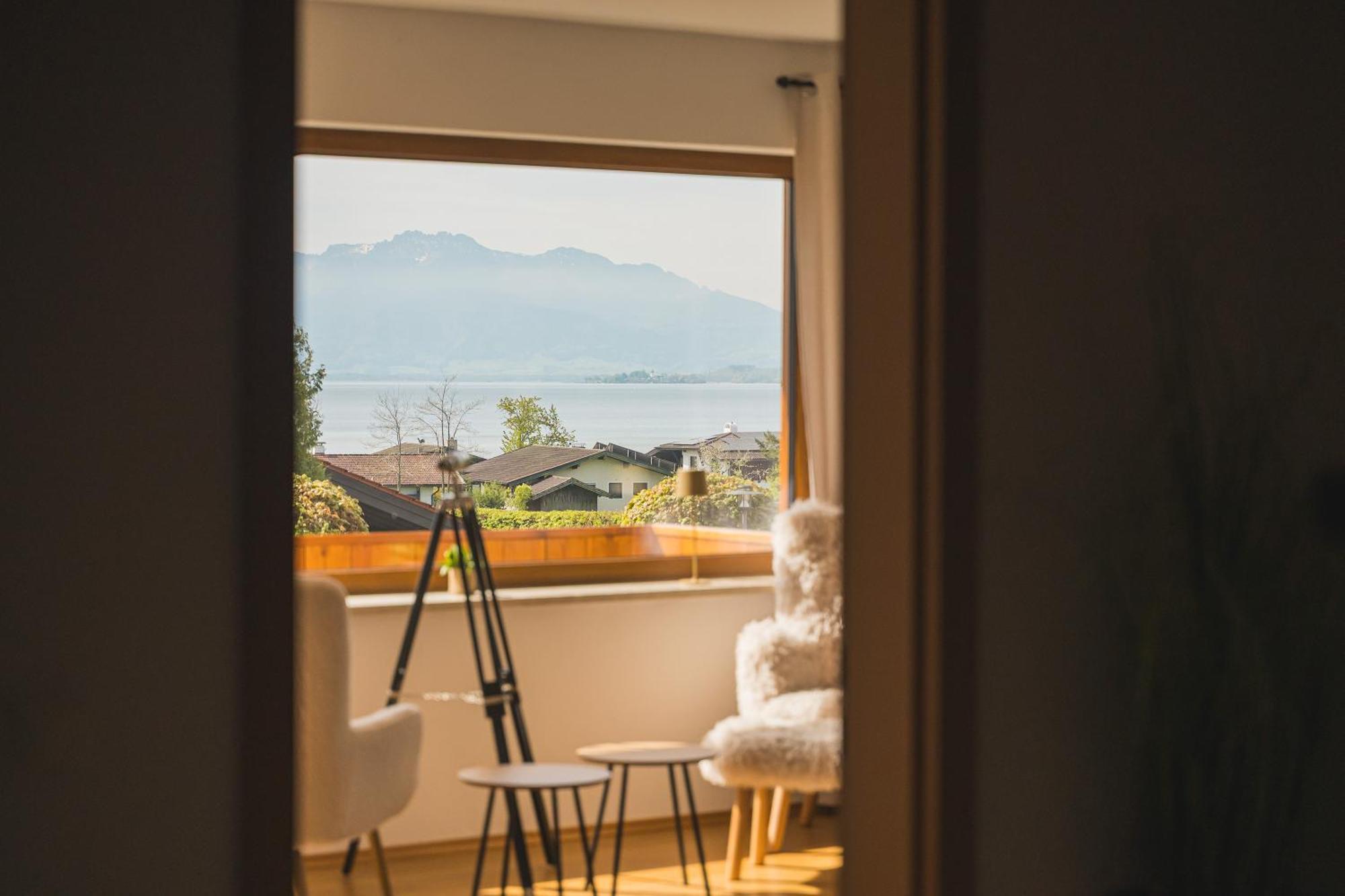Chalet Am See - Seeblick Bergblick Modern Charmant Neu Seeon-Seebruck Zewnętrze zdjęcie